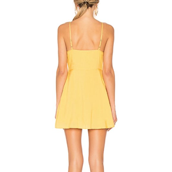 Privacy Please Perry Mini Golden Sun Dress Yellow - Picture 3 of 9